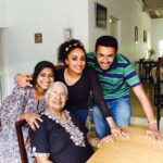 Pearle Maaney Instagram - Ammachi n kids❤️😘 with Rahul and Tanya @tanyavarkey