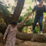 Pearle Maaney Instagram - This is how we DID it!! Aaah!!!! 😱😜 With my Best best bestttttt friend @tanyavarkey ❤️😘😘😘😘😘 love the part where tanya almost falls but some how makes it !