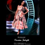 Pearle Maaney Instagram - Thank u @poornimaindrajith for this lovely floral ball gown! 😘 Pranaah