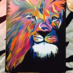 Pearle Maaney Instagram – My latest oil painting..(just finished!!!!! Finally) 
Two months of patience n work ! 😋
The “coloured lion… Tat we all are inside…” #nofilter #pearlemaaney #art #life #lion