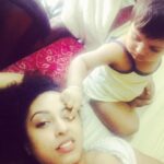 Pearle Maaney Instagram – Whoever said kids should be allowed to Explore… Rethink ur statement 🙄
Let me borrow a word from Mr.Thiruvanjoor Radhakrishnan 
She is My Kannunni 😂😂🙈