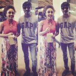 Pearle Maaney Instagram - *died* 😱 Met Dhanush!!!