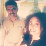 Pearle Maaney Instagram - With the Assistant Commissioner of Police. 😎😎 Mr.G.Venu! My new friend in town! 😎