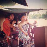 Pearle Maaney Instagram - Taking the boat through the storm! Its been an year since we met girl!!! @samyuktahornad