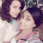 Pearle Maaney Instagram - Selfie after a loong time with @parumenon86 Straight hair for today's shoot.. will be back to curly tmro!😨