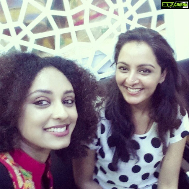 Pearle Maaney Instagram - With Manju warrior