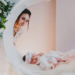 Pearle Maaney Instagram – Nila sleeping on Nila… 😛 
( means the “Moon sleeping on Moon” ) 
.
.
.
Click @magicmotionmedia
Event @izzaevents 
Mommy and Nila wearing @t.and.msignature 
Yummy cakes by @whisk_n_frost
My Make up @vishugarry