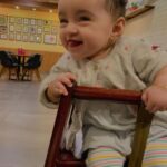 Pearle Maaney Instagram – Nila’s First time on a high chair and she loved it 😋❤️
.
.
PS : 
Pic 1) My face when I’m Driving the Car.

Pic 2) Srini’s face when I’m driving the car.

Pic 3) Your face when you get the Joke.