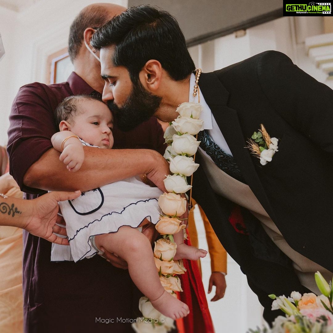Pearle Maaney Instagram - Introducing Rachel’s Prince Charming… who stole Nila’s heart too! 😀 now Nila loves him more 😜 He is the most sweetest brother Aka Aliyan I could have ever asked for 🥰 every time I see @rachel_maaney and @rubenbijy together, my mind says “Perfect Ok” 😎