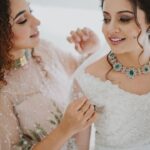 Pearle Maaney Instagram - She was shining so bright 🥰❤️ I couldn’t take my eyes off her 🧿 I was just behind her because she looked so perfect 😍 . . . 📸 @magicmotionmedia My outfit @t.and.msignature My Choker @m.o.dsignature