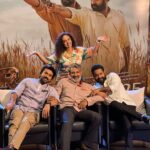 Pearle Maaney Instagram - With Team RRR ! @alwaysramcharan @jrntr @ssrajamouli #rrrmovie releasing on March 25th in Theatres! . Full Interview Out Now on Our Youtube Channel . @pratheeshsekhar @riyashibu_