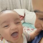 Pearle Maaney Instagram - Her smile makes my heart skip a beat ❤️🥰 . 104 days old 🧚‍♀️