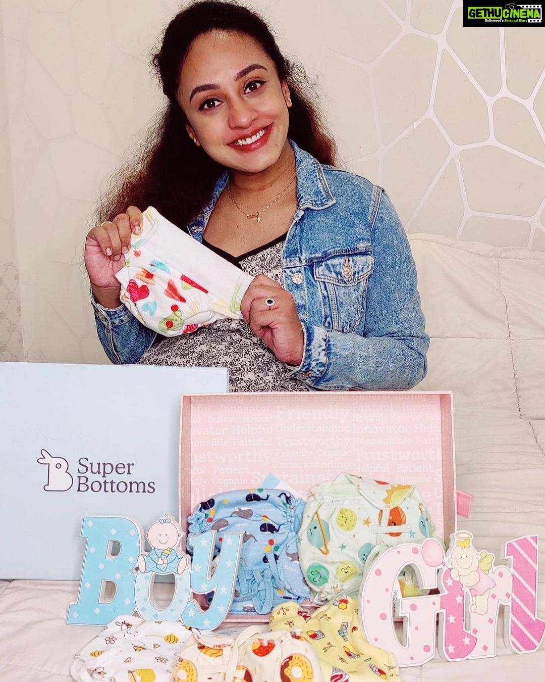 Pearle Maaney Instagram - As I near my due date, I have started prepping up my hospital bag. I have packed everything that my baby would possibly need very carefully except diapers! My mom kept suggesting that I use only Langot's for the baby and she has stitched some ready to use as well. But the thought of no diapers at all worried me! Then recently I was introduced to @superbottoms by a friend and happened to explore their range of natural cloth diapers & newborn essentials. Their cloth diaper UNO is made of 100% cloth and zero harmful chemicals and keeps the baby dry and comfortable for a long time and OH MY GOD, they are buttery soft! I was super impressed, choosing eco-friendly, non-messy, washable, and reusable diapers were the way to go and I can't wait for my baby to use them. Till then, check out @superbottoms & use code PEARLE10 to get your baby’s essentials at a discount #SuperBottoms #UNO #GoBottomsUpWithSuperBottoms #ClothDiaper