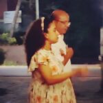 Pearle Maaney Instagram - Long talks and long walks with Daddy... always Daddy’s little girl. 🦋🧿🧿 Srinish I fall in love with you over and over again when you capture such moments. 😘 . @srinish_aravind . . Wearing @peach_me_designs