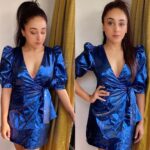 Pearle Maaney Instagram – Feeling Blue 🦋 😋
.
.
.
Styling @aashishdwyer 
#LUDO #StraightHair