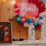 Pearle Maaney Instagram – Blessed 🌸🌈🦄
.
Clicks : @magicmotionmedia 
Cakes @whisk_n_frost
Decor : @thefetecompany 
Venue : @pranaayurvediccentre