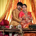 Pearle Maaney Instagram – Okay now time to show my Valas of Valakappu also…. look how handsome my man is 🤩😋 @srinish_aravind 
.
Making Every Moment Special…. ❤️ As we wait for Our ‘World’ to be born 😘
.
‘Valaikappu’ function #pearlishValaikappu 
.
🌸🧿
.
Photography : @sainu_whiteline 
@_whitelinephotography_ 
Event decor : @dreams_floristsanddecorators 
.
.
Styling : @asaniya_nazrin 
MUA : @renjurenjimar 
.
Location : @pachamamaartcafe