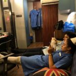 Pearle Maaney Instagram - Sheeja and Rahul Chilling On-Set 🤓 @rohitsaraf10 . . #ludo now Streaming only On Netfilx 📸 @tiarohinsebastian
