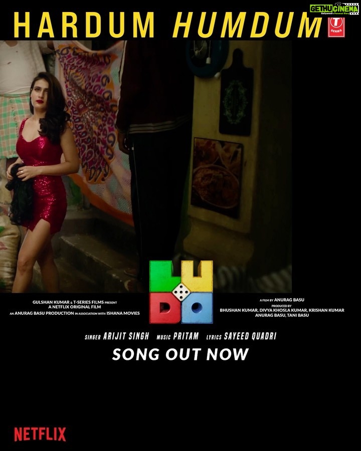 Pearle Maaney Instagram - Netflix’s #Ludo’s #HardumHumdum, an old school love story of two true lovers, is streaming now on all platforms. Tune in now! 🥰🥰🥰 @bachchan @adityaroykapur @rajkummar_rao @pankajtripathi @sanyamalhotra_ @fatimasanashaikh @pearlemaany @rohitsaraf10 @inayatverma22 @ashanegi @itsshalinivatsa @anuragbasuofficial #BhushanKumar @divyakhoslakumar @ipritamofficial @tanibasu #KrishanKumar #AnuragBasuProductions @tseries.official @tseriesfilms @arijitsingh @quadri.sayeed @netflix_in @JioSaavn @Gaana @wynkmusic @spotifyindia @applemusic @hungamamusic @itunes @resso_in @amazonprimemusicin