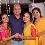Pearle Maaney Instagram – His world is Simple… keeping us happy and together.. also a small extra information… from the time I can remember I’ve always heard my mom call Him “daddy” 😀 she learned it from me and Rachel I think anyway… it’s happy Father’s Day for All 3 of us today ❤️ #Happyfathersday 🌸