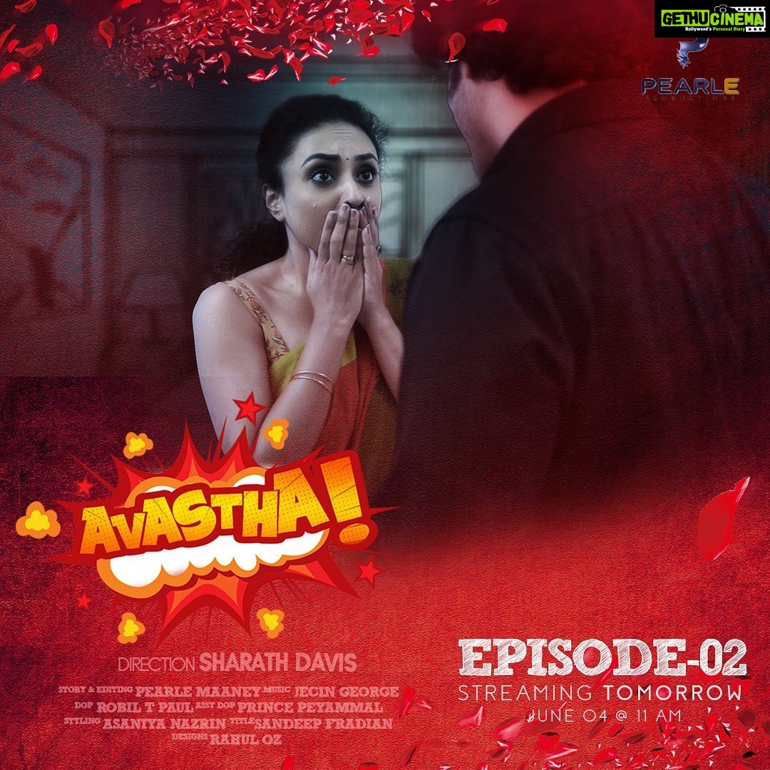 Pearle Maaney Instagram - ATTENTION DARLINGS!!!! ππππ§Ώ Epsiode 2 of Avastha is All set for release on JUNE 4th. Thank you all for the love β€οΈ we have crossed 12 lakh views and still counting for the First Episode. Over 74k likes and 6500 comments!!! . βWhat do you think will happen in Episode 2? Any GUESSES? β THURSDAY 11am you will find out if your guess was right. Love you all β€οΈ Starring @srinish_aravind & π Poster by @rahuloutlawz . Direction @sharathdavis Styling @asaniya_nazrin DOP @robil_rosily_paul Music @jecingeorge Editor and Story : Pearle Titles @sandeep_fradian_ Asst DOP @prince_payammal #avasthaWebseries #pearlish