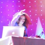 Pearle Maaney Instagram - Peace Love n Music to All... coz I always loved Music.. and I think music connects people.. it talks to our soul... throwback to the days when I used to be a DJ... not anymore... well... you never know... But I definitely miss the adrenaline rush that I used to get when I was up on stage... increasing the BPM... slowly... and getting to play the closing set was always fun! Anyway... this pic brought back a lot of memories... #DJPearle in the House! 😎 “put your hands up in the air and show me some Love!” 🤩 well I used to say that while I played 🎵