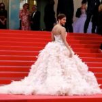 Pooja Hegde Instagram - The iconic red carpet stairs at the Cannes Film Festival. ❤️ What a rush this was 🥰 #grateful #cannes2022 #topgun