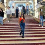 Pooja Jhaveri Instagram - Have been such a big fan of @enola.bedard ‘s moves ! When I reached #hollywoodwalkoffame I couldn’t stop from making a dance reel, totally inspired by her ! . . Also @jodianoorabh this choreography was in my saved since the day you’ll posted… finally here it is…in the best location I could ever think of…. #la it was sooo much fun to do this one… ! . . P.S. : it was literally a 5 min rehearsal before we shot this one ! . . Also this track is just ❤️ @heisrema . Video credits : @satya.yamini Thank you @shanmukha for making this happen ❤️ . . #bestfeeling #dreamcometrue #dance #moves #la #hollywoodstudios #hollywood #hollywoodwalkoffame #touringusa #traveller #dancereels #trending #calmdown