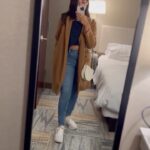 Pooja Jhaveri Instagram - I knew the power of dressing up only when I actually started dressing up !! ✌🏻 . . Some of the reasons I dress up ! * makes me feel more confident * keeps me up with trends and setting new trends myself * makes me more creative, with styles, comfort clothing, colours and patterns ! * instantly draws attention of people * instantly boosts mood ! . . What is your reason to dress up ? . . Jeans : @zara Top : @mustbeinyourcloset Jacket : @zara Shoes : @puma Sling : @ralphlauren Watch @guess @guessoriginals Shot on : #iphone13pro @apple . . #dressup #poojainnewyork #poojainusa #fashionnova #ootd #letsdressup #brands #brandedcontent #digitalmarketing #trendingreels #tikitiki #slowmotion #reel