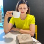Prachi Deasi Instagram - ☕️🧳 #Hyderabad #Dhootha #Day18 #shootlife #coffee #love #pictureoftheday #fakecandid #shooting #shoot #coffeelover #coffeetime #alwaystimeforcoffee #picture #pause #breathe #bekind