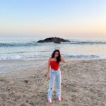 Pragathi Guruprasad Instagram – baby sis behavior Malibu, California