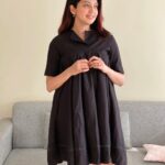 Pranitha Subhash Instagram - A line dresses have hijacked my wardrobe! 🙃🙃🙃🧿