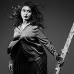 Prayaga Martin Instagram - Black lips and making it my thing @jiksonphotography @asaniya_nazrin @shiva_makeover @maxxocreative