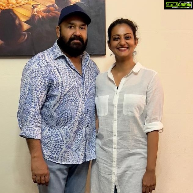 Priyanka Nair Instagram - Lalettan 😍 #12thman @mohanlal @disneyplushotstarmalayalam