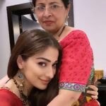 Raai Laxmi Instagram - Happy Mothers Day Maa ❤️❤️❤️ If I know what love is bcoz of u ❤️ My strength , my world love u to the moon and back maa 😘🥰❤️🧿