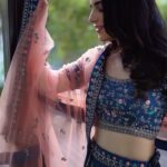 Radhika Madan Instagram - @moheyfashion lehengas are the definition of #DulhanWaliFeeling. I rest my case. #Mohey #MoheyLehenga #MoheyBride #BridalLehenga #WeddingWear #Lehenga #TraditionalLehenga Pink Lehenga Jewelry by :@ishhaara Blue Lehenga Jewelry by :@mortantra 📸 : @anshulvarshnay