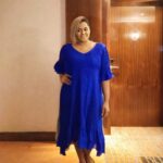 Ramya NSK Instagram - Setting the tone for summer is Ramya (@ramyansk ) in @stephinlalanofficial fun reversible asymmetrical dress 💙🤍 This is one of those dresses you'll want to throw on everyday. Crafted in silk , embellished with fine pin-tuck detailing and with functional pockets ,Style it your way by just flipping the dual-toned dress back to front. Non-toxic, AZO-FREE dyes were used for making this piece, which means they are free of harmful chemicals. DM to shop . ———————————————————————————— #stephinlalanofficial #ramyansk #fashionstatements #daytonightlook #colorfulfashion #fashionforeveryone #outfitgoal #saturdaystyle #colorcombo #glamourgoal #modeststyle #summercolors #itsallinthedetails #colorsplurge #modestoutfit #stylenotsize #ithaspockets #reversibledress #dressmodis #outfitinspirationoftheday #simpleootd #joyousdressing #daytonightoutfit #comfychic #dopaminedressing #silkdress #popofcolour #outfitday #fashionzine #tunicdress Chennai, India