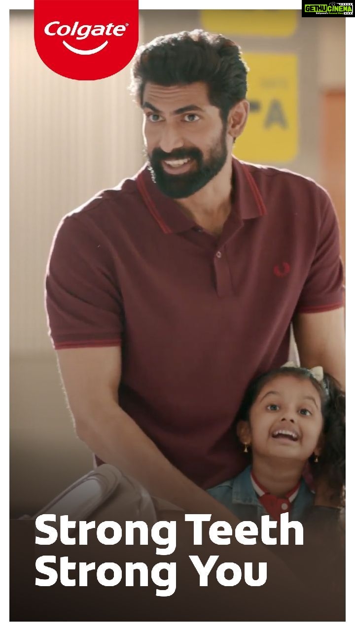 Rana Daggubati Instagram - Strong Teeth = Strong You! Don’t believe me ? Check this out… Only strong teeth chew better, giving you the best nutrition from your food you eat! And I trust only Colgate Strong Teeth with Calcium boost to keep my family’s teeth strong! Try it for yourself….now! @colgatein #ColgateStrongTeeth #StrongTeethStrongYou #DaantStrongAapStrong #StrongTeethCompleteNutrition #StrongTeethforBetterYou #Colgate #Nutrition