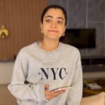 Rashmika Mandanna Instagram - How I prep myself before I make a work video… 😅