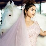 Reba Monica John Instagram - This cutie aka my favourite co-model, kinda stuck by my side throughout cause he thought the feathers on my gown was his food 😆 Volume 2 & Issue 1 Covershoot for Varaa Bridal Wedding Magazine | @varaabyskmagazine Publisher & Editor: @itsmesangeethakailash Photographer: @shotbyluckymalhotra Stylist: @papapants Hair & Makeup: @romithokchom Art: @kumar_raj9886 @spinspirationevents.blr Venue: @antraweddingvenue