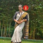 Rekha Krishnappa Instagram - I am a black and white person living in a colourful world ❤️🎉 That's how i look at this black and white saree too. @ishvari.womens.world Superb saree in affordable prices Browse into the page for more vibrant colours and designs... . . . #sareecollections #sareedraping #sareestyle #sareelove #sareeindia #sareeonlineshopping #sareefashion #sareeaddict #sareelover Chennai, India