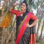 Rekha Krishnappa Instagram - With vibrant colours and beautiful designs put together this saree from @imon_arte_boutique looks fabulous and fantastic... Rite? Thank you so much @imon_arte_boutique for this beautiful saree, it's making me look beautiful... . . . . #sareecollections #sareedraping #sareestyle #sareelove #sareeindia #sareeonlineshopping #sareefashion #sareeaddict #sareelover Chennai, India