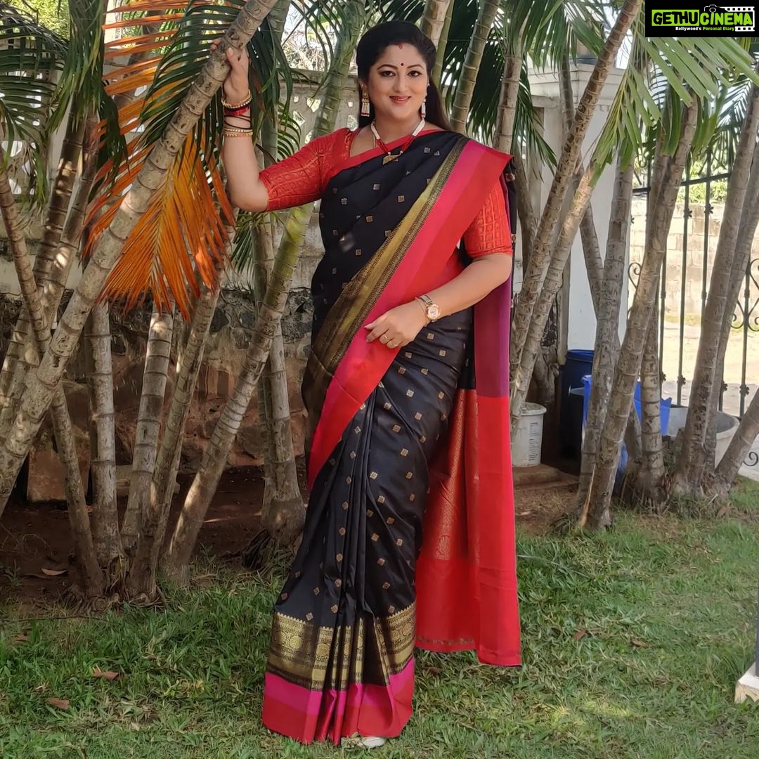 Rekha Krishnappa Instagram - With vibrant colours and beautiful designs put together this saree from @imon_arte_boutique looks fabulous and fantastic... Rite? Thank you so much @imon_arte_boutique for this beautiful saree, it's making me look beautiful... . . . . #sareecollections #sareedraping #sareestyle #sareelove #sareeindia #sareeonlineshopping #sareefashion #sareeaddict #sareelover Chennai, India