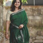 Remya Nambeesan Instagram – Photography @pranavraaaj!!! 🤍❤️ #sari #green