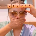 Rubina Dilaik Instagram - Sometimes Stupid 🤣