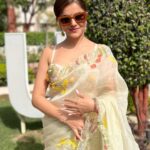 Rubina Dilaik Instagram - Baroda made the first day of promotions So memorable 🧿❤️….. GRATEFUL 🥲 . . . . Styled by: @ashnaamakhijani @styledbyashna Saree: @muksweta Bralette: @bigcee_fashionfirst Earrings: @chaotiqbyarti . . . . #ardh #movie #comingsoon @zee5shows @palash_muchhal @rajpalofficial