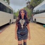 Rubina Dilaik Instagram - Day2 for Ardh Promotions . . . . Styled by: @ashnaamakhijani @styledbyashna Outfit: @poojavermalabel Jewellery: @chaotiqbyarti