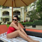 Ruhi Singh Instagram – Happy and hydrated 💕 Grand Hyatt Goa