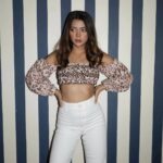 Ruhi Singh Instagram – Me- all my posts need to have some meaning.. nothing mindless from here on. 

Also me- let me post this absolutely random photo standing in front of a striped wall having an obviously fake conversation on this intercom which clearly doesn’t work so people don’t forget I exist.