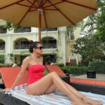Ruhi Singh Instagram – Happy and hydrated 💕 Grand Hyatt Goa